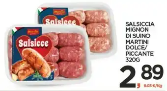 Despar Martini Salsiccia Mignon Di Suino offerta