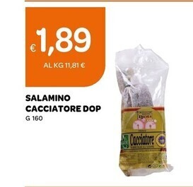 Ekom Salamino cacciatore dop offerta