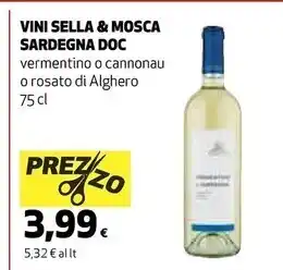 Coop Sella & mosca vini sardegna doc offerta