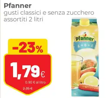 Coop Pfanner 2 litri offerta