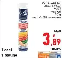 Crai Dixan detersivo lavatrice in polvere offerta