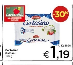Crai Galbani certosino offerta
