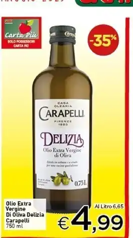 Crai Carapelli olio extra vergine di oliva delizia offerta