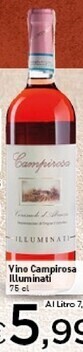 Crai Illuminati vino campirosa offerta