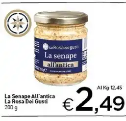 Crai La rosa dei gusti la senape all'antica offerta