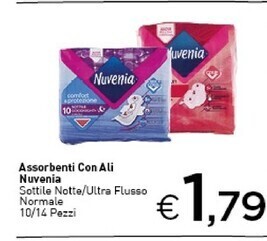 Crai Nuvenia assorbenti con ali offerta