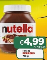 Crai Ferrero nutella offerta