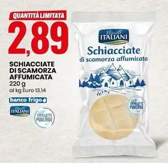 Eurospin Pascoli italiani schiacciate di scamorza affumicata offerta