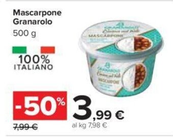Carrefour Mascarpone Granarolo 500 g offerta