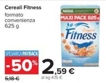 Carrefour Cereali Fitness formato convenienza 625 g offerta