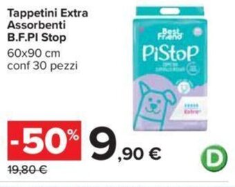 Tappetini Extra Assorbenti B.F.PI Stop 60x90 cm conf 30 pezzi