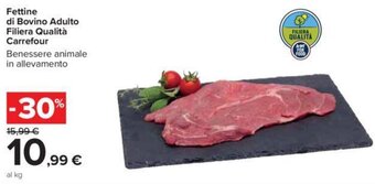 Carrefour Fettine di Bovino Adulto Filiera Qualità Carrefour offerta