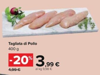 Carrefour Tagliata di Pollo 400 g offerta
