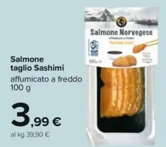 Carrefour Salmone taglio Sashimi 100 g offerta