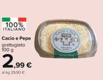Carrefour Cacio e Pepe grattugiato 100 g offerta