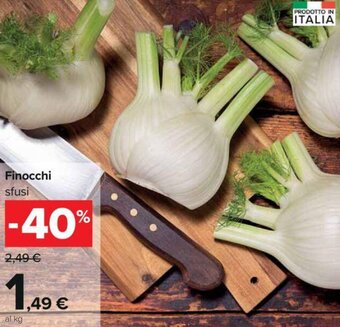 Carrefour Finocchi sfusi offerta