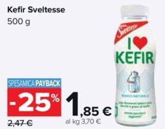 Carrefour Kefir Sveltesse 500 g offerta