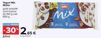Carrefour Yogurt Mix Müller 600 g offerta