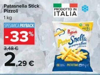 Carrefour Patasnella Stick Pizzoli 1 kg offerta