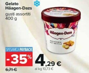 Carrefour Gelato Häagen-Dazs gusti assortiti 400 g offerta