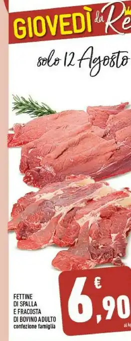 Conad Fettine Di Spalla E Fraccosta Di Bovino Adulto offerta