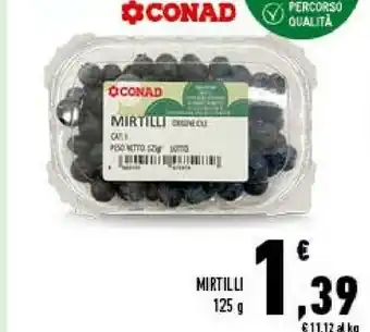 Conad Mirtilli offerta