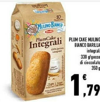 Conad Mulino Bianco Plum Cake Integrali 330 G(ml) offerta