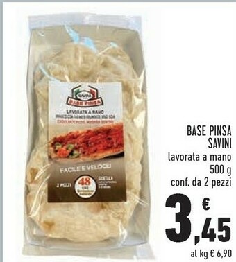 Conad Savini Base Pinsa offerta