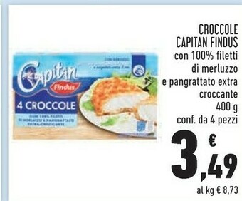 Conad Findus 4 Croccole 400 G(ml) offerta