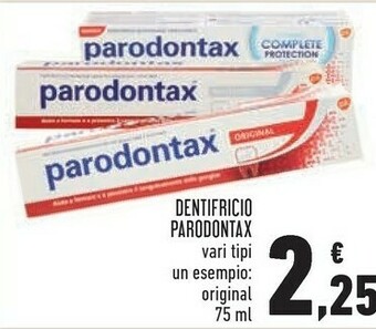 Conad Parodontax Dentifricio offerta