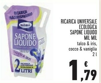 Conad Mil Mil Ricarica Universale Ecologica Sapone Liquido offerta