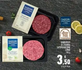 Conad Conad &dintorni Hamburger Di Chianina offerta