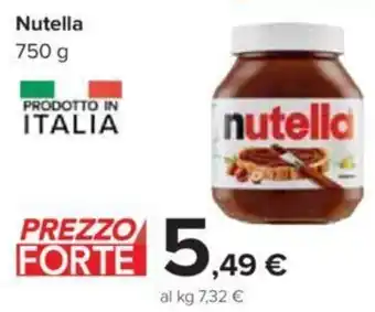 Carrefour Nutella 760 g offerta