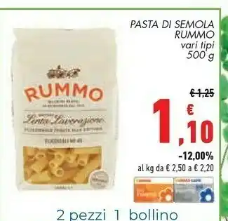 Conad Rummo - Pasta Mista N. 74 500 G(ml) offerta