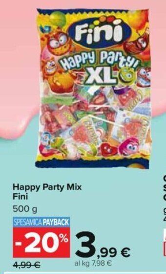 Carrefour Happy Party Mix Fini 500 g offerta