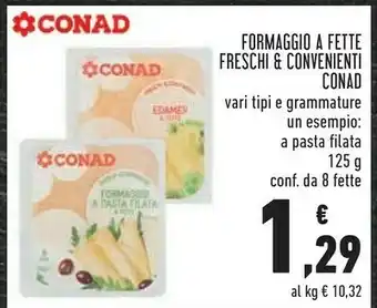 Conad Conad Formaggio A Pasta Filata 125g offerta