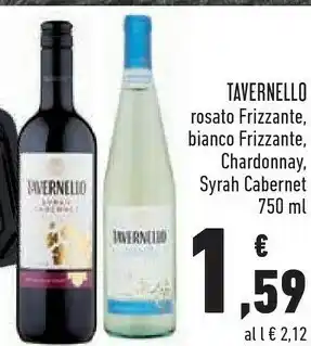 Conad Tavernello Vino Rosato Frizzante 750 G(ml) offerta