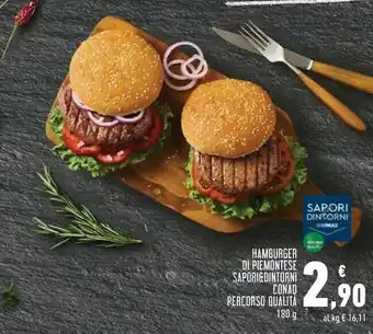 Conad Conad Sapori&dintorni Percorso Qualita Hamburger Di Piemontese offerta