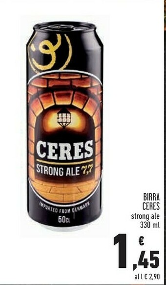 Conad Ceres Strong Ale 330 G(ml) offerta