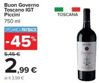 Buon Governo Toscano IGT Piccini 750 ml