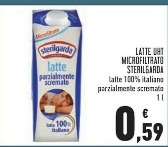 Conad Sterilgarda Latte Parzialmente Scremato offerta