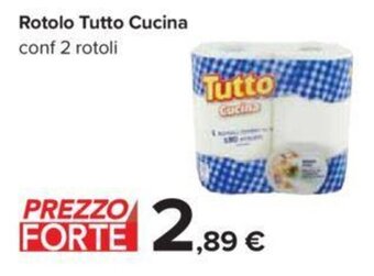 Carrefour Rotolo Tutto Cucina conf 2 rotoli offerta