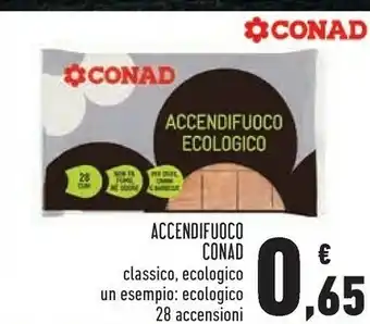 Conad Accendifuoco offerta