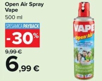 Carrefour Open Air Spray Vape 500 ml offerta