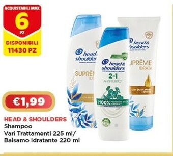 Crai Head & shoulders shampoo offerta