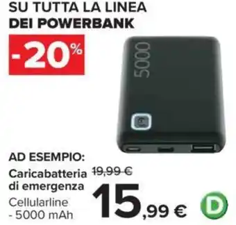 Carrefour SU TUTTA LA LINEA DEI POWERBANK offerta