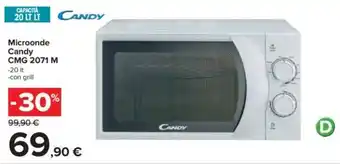 Carrefour Microonde Candy CMG 2071 M offerta