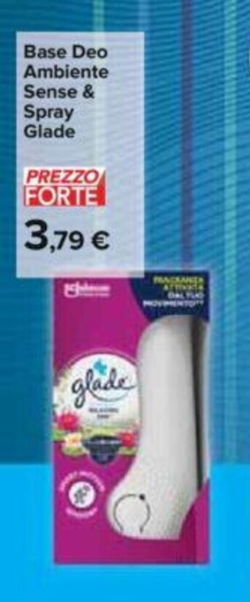 Carrefour Base Deo Ambiente Sense & Spray Glade offerta