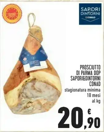 Conad Conad Sapori Dintorni Prosciutto Di Parma Dop Stagionato 18 Mesi offerta