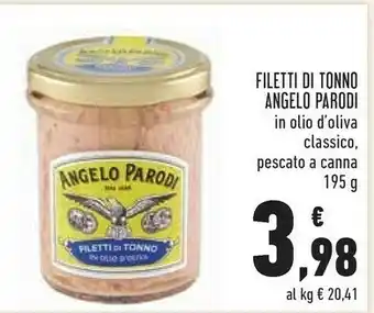 Conad Angelo parodi Filetti Di Tonno In Olio Di Oliva offerta